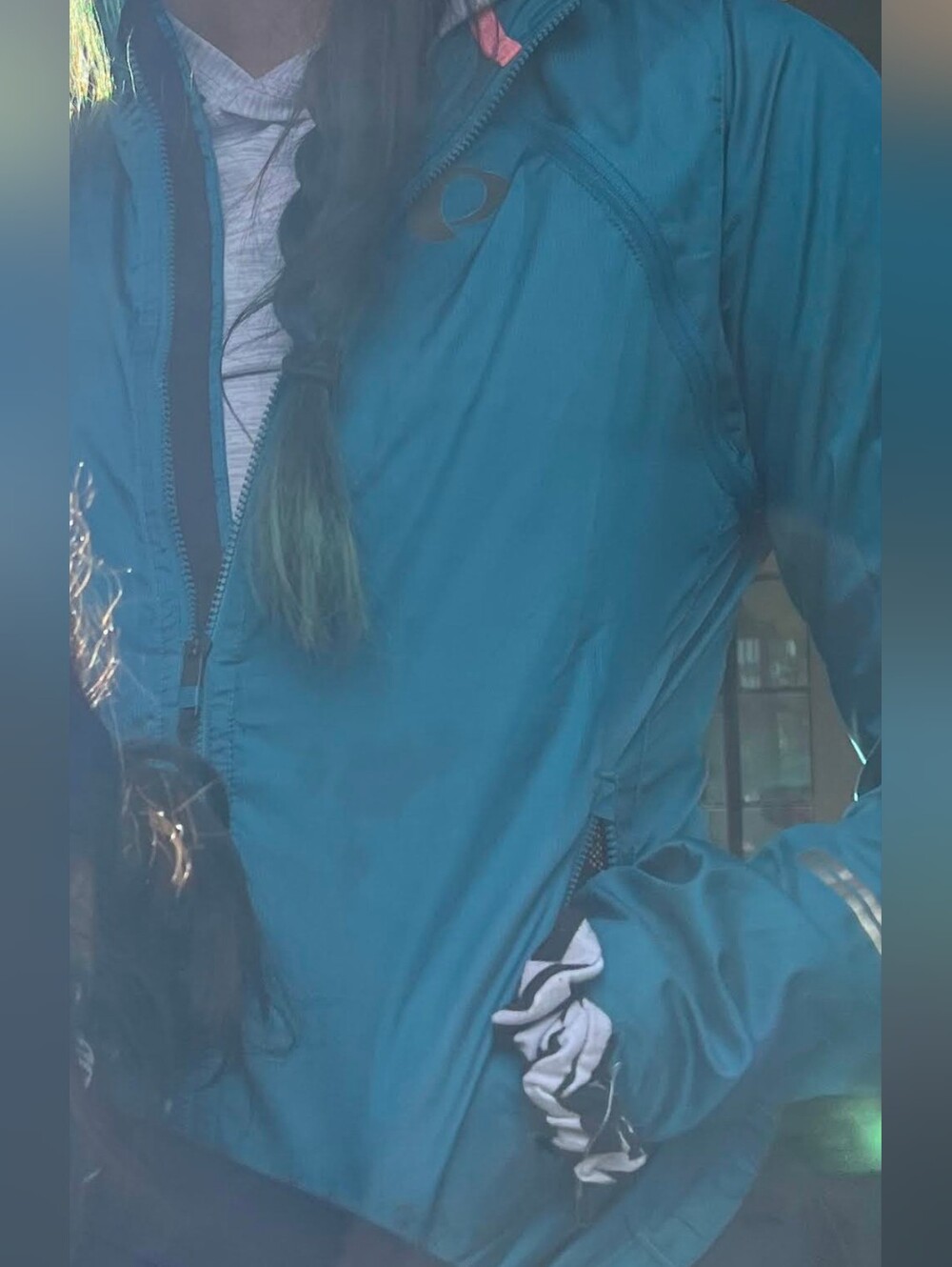 Pearl Izumi Teal Windbreaker Cycling Jacket
